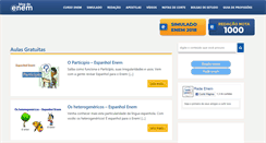 Desktop Screenshot of blogdoenem.com.br