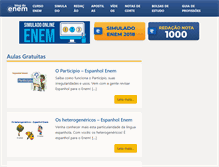 Tablet Screenshot of blogdoenem.com.br